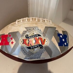 Super Bowl XXXV Commemorative Football